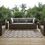 Cerelia Moroccan Trellis 5x8 Indoor and Outdoor Area Rug