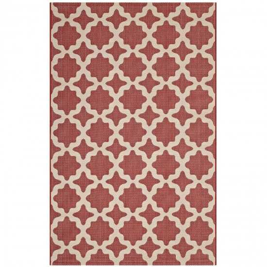 Cerelia Moroccan Trellis 5x8 Indoor and Outdoor Area Rug