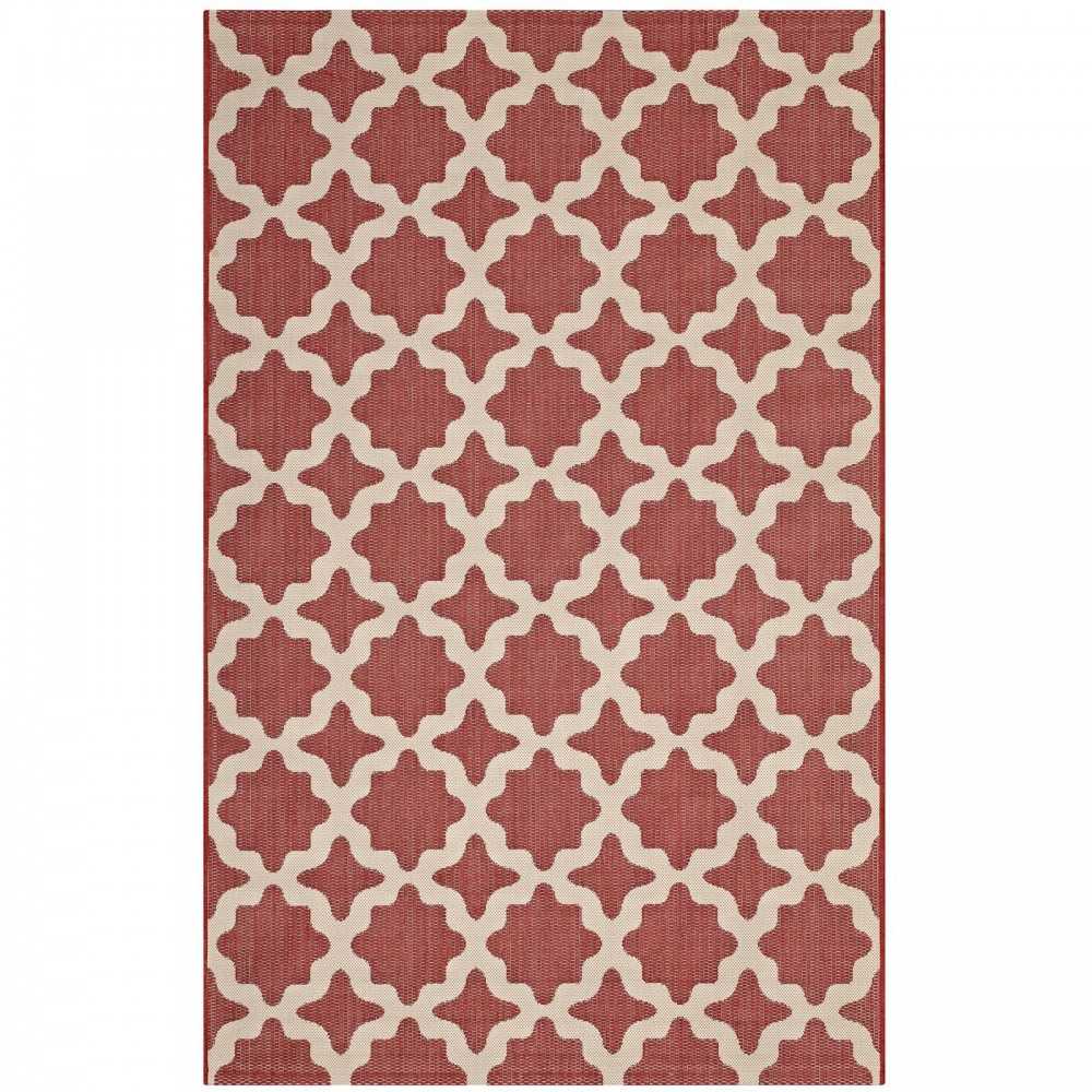 Cerelia Moroccan Trellis 5x8 Indoor and Outdoor Area Rug