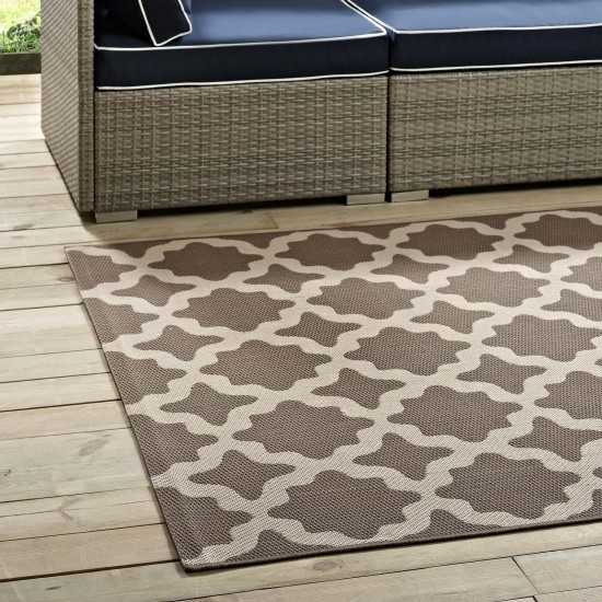 Cerelia Moroccan Trellis 8x10 Indoor and Outdoor Area Rug