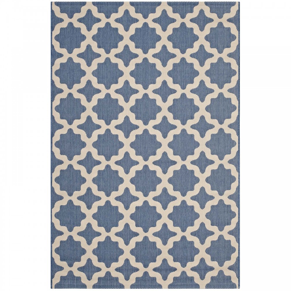 Cerelia Moroccan Trellis 9x12 Indoor and Outdoor Area Rug