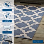 Cerelia Moroccan Trellis 9x12 Indoor and Outdoor Area Rug