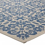 Ariana Vintage Floral Trellis 4x6 Indoor and Outdoor Area Rug