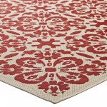 Ariana Vintage Floral Trellis 4x6 Indoor and Outdoor Area Rug