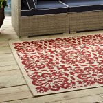 Ariana Vintage Floral Trellis 4x6 Indoor and Outdoor Area Rug