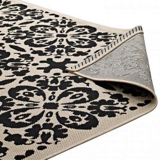 Ariana Vintage Floral Trellis 4x6 Indoor and Outdoor Area Rug