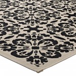 Ariana Vintage Floral Trellis 5x8 Indoor and Outdoor Area Rug