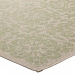 Ariana Vintage Floral Trellis 8x10 Indoor and Outdoor Area Rug