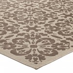 Ariana Vintage Floral Trellis 9x12 Indoor and Outdoor Area Rug