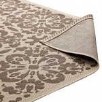 Ariana Vintage Floral Trellis 9x12 Indoor and Outdoor Area Rug