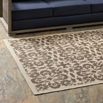 Ariana Vintage Floral Trellis 9x12 Indoor and Outdoor Area Rug