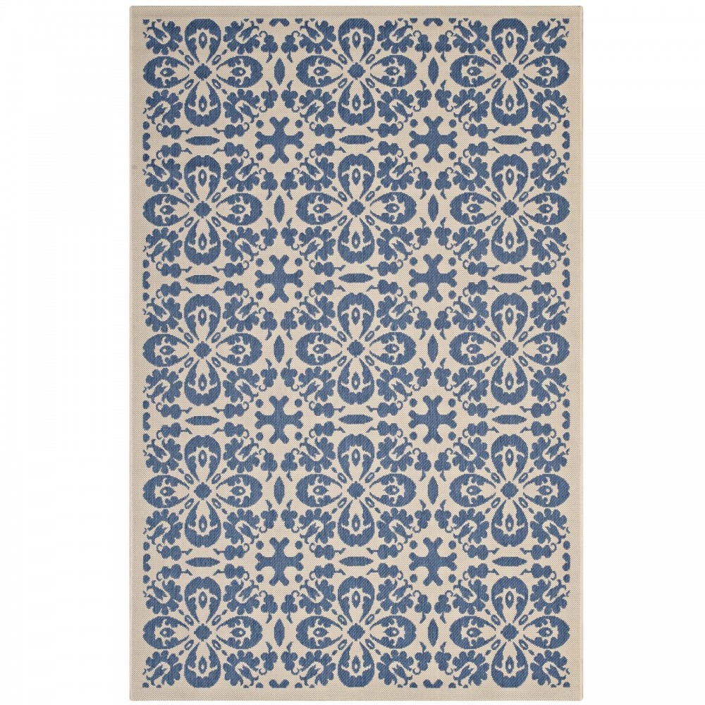 Ariana Vintage Floral Trellis 9x12 Indoor and Outdoor Area Rug Ariana Vintage Floral Trellis 9x12 Indoor and Outdoor Area Rug
