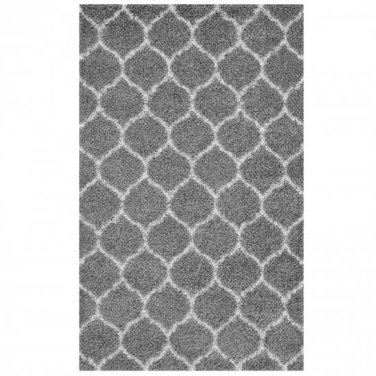 Solvea Moroccan Trellis 5x8 Shag Area Rug