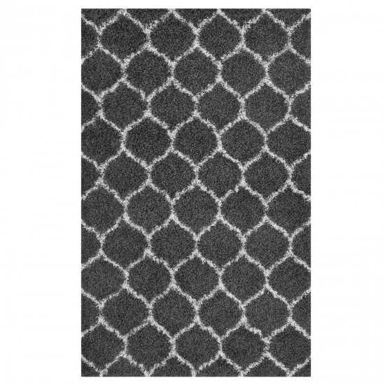 Solvea Moroccan Trellis 5x8 Shag Area Rug