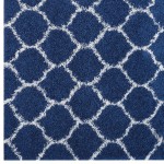 Solvea Moroccan Trellis 8x10 Shag Area Rug