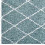 Toryn Diamond Lattice 5x8 Shag Area Rug