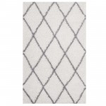 Toryn Diamond Lattice 8x10 Shag Area Rug