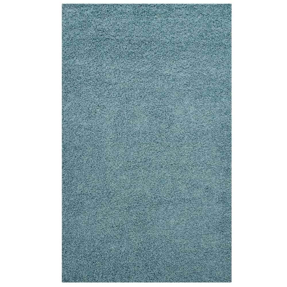 Enyssa Solid 5x8 Shag Area Rug