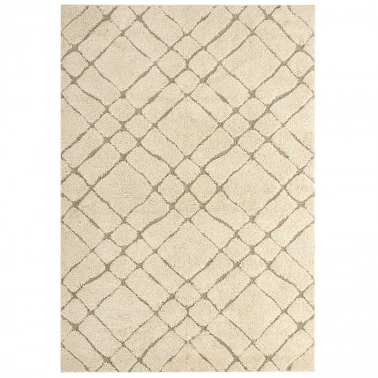 Jubilant Verona Abstract Geometric 5x8 Shag Area Rug