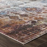 Success Tahira Transitional Distressed Vintage Floral Moroccan Trellis 4x6 Area Rug