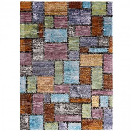 Success Nyssa Abstract Geometric Mosaic 5x8 Area Rug