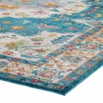 Success Anisah Distressed Floral Persian Medallion 4x6 Area Rug