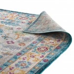 Success Anisah Distressed Floral Persian Medallion 4x6 Area Rug