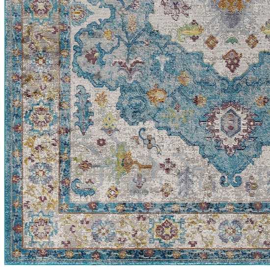 Success Anisah Distressed Floral Persian Medallion 5x8 Area Rug