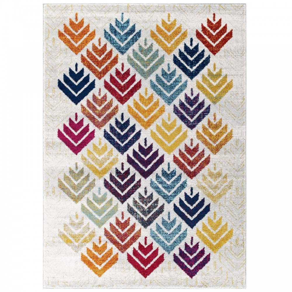 Entourage Florin Abstract Floral 5x8 Area Rug Entourage Florin Abstract Floral 5x8 Area Rug
