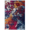 Entourage Foliage Contemporary Modern Abstract 5x8 Area Rug