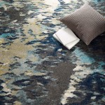 Entourage Foliage Contemporary Modern Abstract 5x8 Area Rug