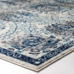 Entourage Kensie Distressed Floral Moroccan Trellis 8x10 Area Rug