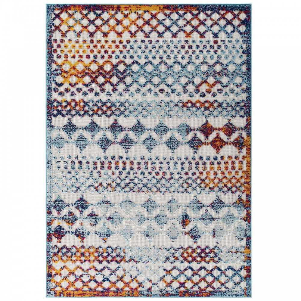 Reflect Giada Abstract Diamond Moroccan Trellis 5x8 Indoor/Outdoor Area Rug Reflect Giada Abstract Diamond Moroccan Trellis 5x8 Indoor/Outdoor Area Rug