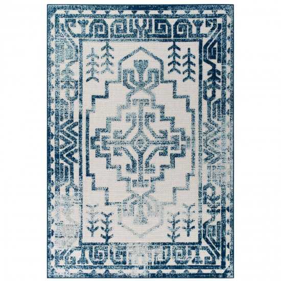 Reflect Nyssa Distressed Geometric Southwestern Aztec 5x8 Indoor/Outdoor Area Rug