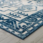 Reflect Nyssa Distressed Geometric Southwestern Aztec 5x8 Indoor/Outdoor Area Rug