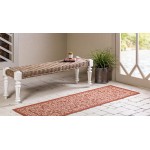 Rug Unique Loom Outdoor Botanical Terracotta Runner 2' 0 x 6' 0