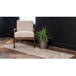 Rug Unique Loom Outdoor Botanical Beige Runner 2' 0 x 6' 0