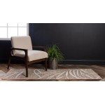 Rug Unique Loom Outdoor Botanical Beige Runner 2' 0 x 6' 0