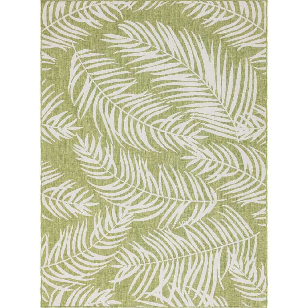 Rug Unique Loom Outdoor Botanical Green Rectangular 9' 0 x 12' 0 Rug Unique Loom Outdoor Botanical Green Rectangular 9' 0 x 12' 0