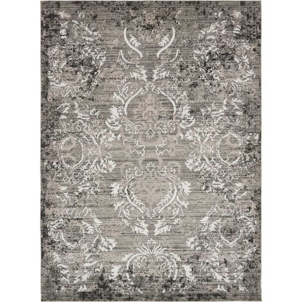 Rug Unique Loom Outdoor Botanical Light Gray Rectangular 9' 0 x 12' 0 Rug Unique Loom Outdoor Botanical Light Gray Rectangular 9' 0 x 12' 0