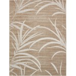 Rug Unique Loom Outdoor Botanical Beige Rectangular 9' 0 x 12' 0