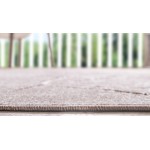 Rug Unique Loom Outdoor Botanical Beige Rectangular 9' 0 x 12' 0