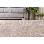 Rug Unique Loom Outdoor Botanical Beige Rectangular 9' 0 x 12' 0