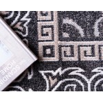 Rug Unique Loom Outdoor Botanical Black Rectangular 9' 0 x 12' 0