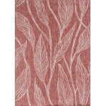 Rug Unique Loom Outdoor Botanical Rust Red Rectangular 8' 0 x 11' 4