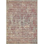 Rug Unique Loom Outdoor Botanical Red Rectangular 8' 0 x 11' 4