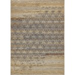 Rug Unique Loom Outdoor Botanical Beige Rectangular 8' 0 x 11' 4