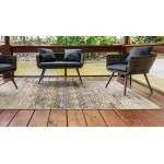 Rug Unique Loom Outdoor Botanical Beige Rectangular 8' 0 x 11' 4