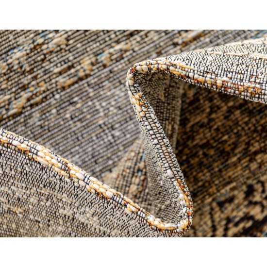 Rug Unique Loom Outdoor Botanical Beige Rectangular 8' 0 x 11' 4