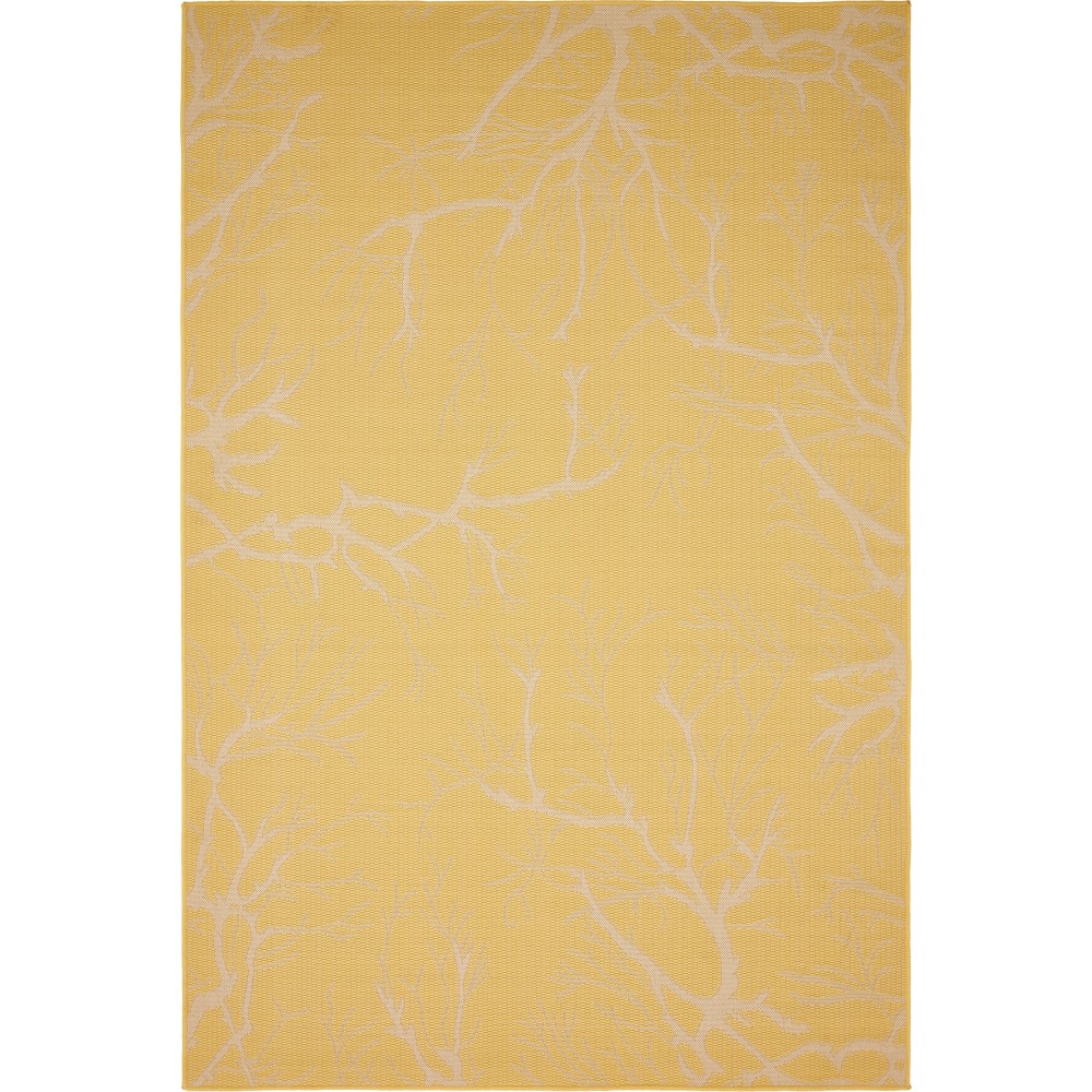 Rug Unique Loom Outdoor Botanical Yellow Rectangular 8' 0 x 11' 4 Rug Unique Loom Outdoor Botanical Yellow Rectangular 8' 0 x 11' 4